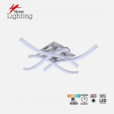 SE LED 45 COSIMA CHROME 45*45*8cm  37.1W 3CCT WITH MEMORY  2 YEARS WARRANTY
