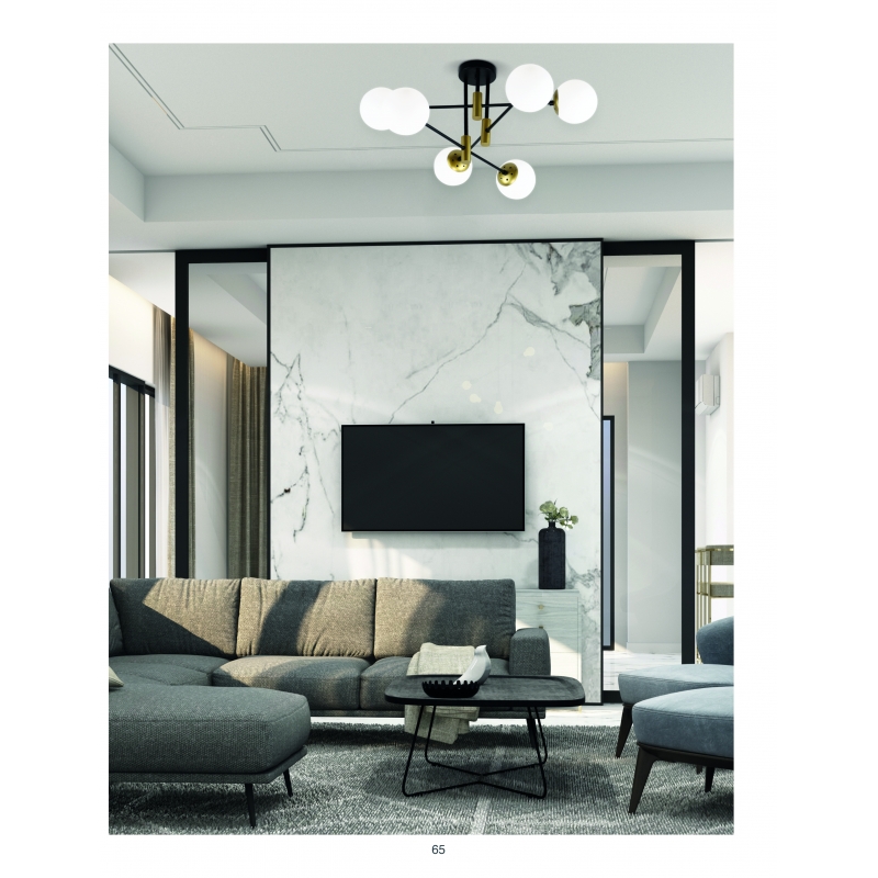 KQ S0982-6 CROSS BLACK AND GOLD CEILING Ε3 KQ S0982-6 CROSS BLACK AND GOLD CEILING Ε3