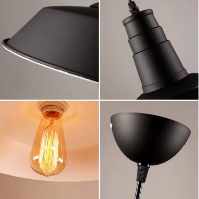 SE21-BL-35 SPACE PENDANT LAMP BLACK E27 35x100cm IP20 220V 2 YEARS WARRANTY Ε2