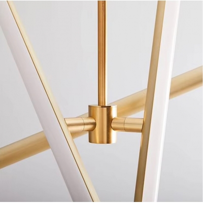 SE LED 50 VAMOS PENDANT GOLD 23W  3CCT 50x50x110cm IP20 220V 2 YEARS WARRANTY A2