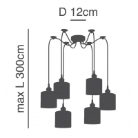 SE21-BR-10-BL6-SH1  MAGNUM BRONZE White Shade Pendant+