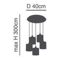 SE21-BL-B10-BL5-SH1 ADEPT PENDANT White Shade Pendant+ SE21-BL-B10-BL5-SH1 ADEPT PENDANT White Shade Pendant+