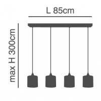 SE21-BL-B10-4BL-SH1 ADEPT PENDANT White Shade Pendant+ SE21-BL-B10-4BL-SH1 ADEPT PENDANT White Shade Pendant+