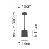 SE21-BL-B10-SH1 ADEPT PENDANT White Shade Pendant + SE21-BL-B10-SH1 ADEPT PENDANT White Shade Pendant +