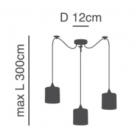 SE21-BL-B10-BL3-SH1 ADEPT PENDANT White Shade Pendant +