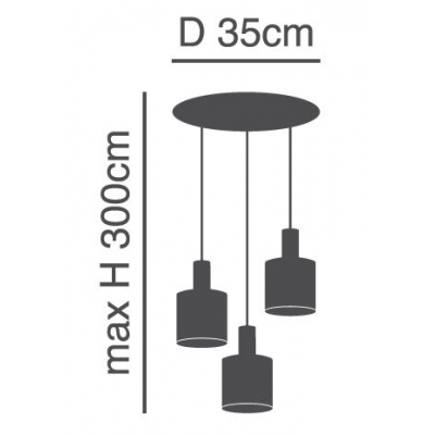SE21-NM-4-3NM-SH2 ADEPT TUBE Nickel Matt Pendant Grey Fabric Shade+ SE21-NM-4-3NM-SH2 ADEPT TUBE Nickel Matt Pendant Grey Fabric Shade+