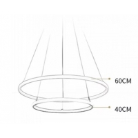 SE LED 60 STELINA PENDANT GOLD 60-40cm 47W  3CCT IP20 220V 2 YEARS WARRANTY A1