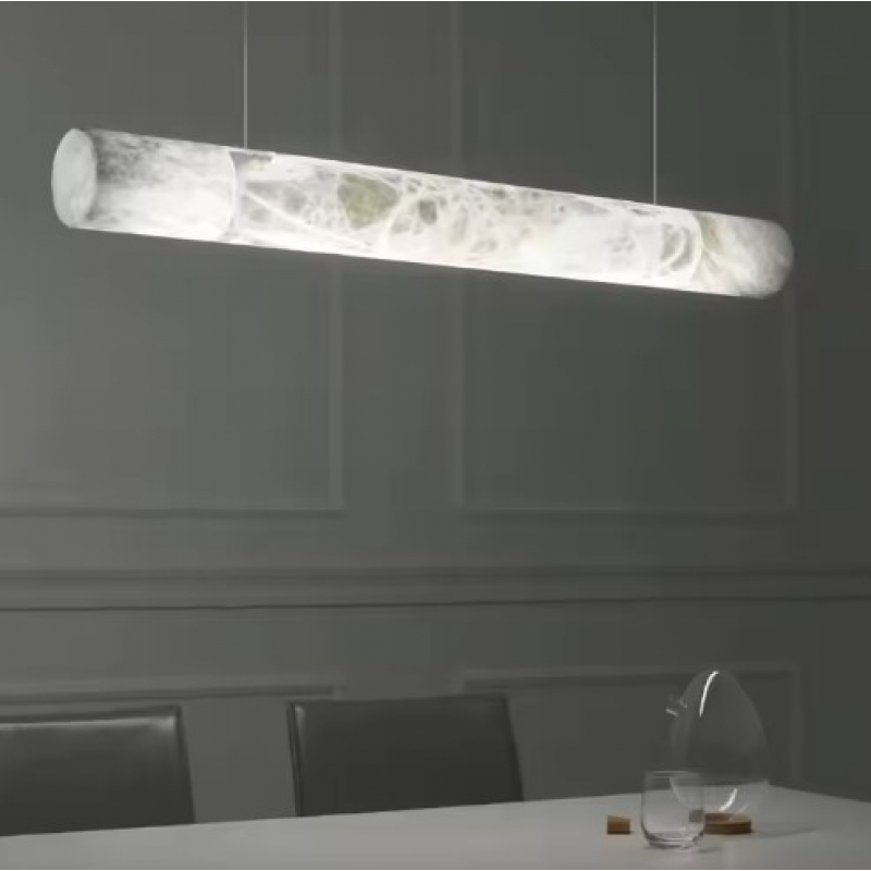 SE LED 120 GRAMMICO MARBLE PENDANT 10x120cm 24w 1200lm 3CCT WITH CONTROL 2YEARS WARRANTY