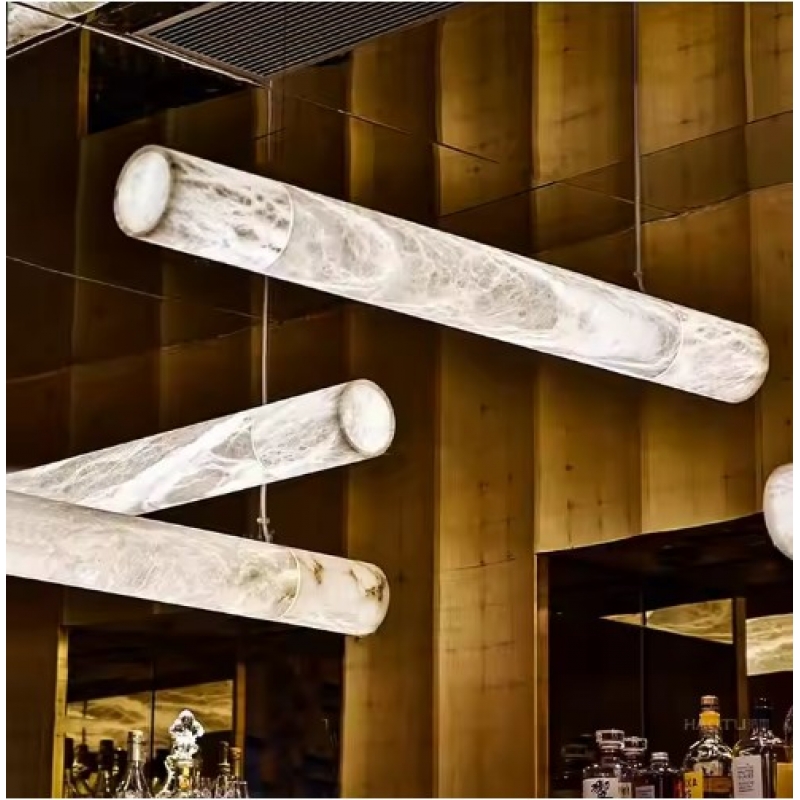 SE LED 120 GRAMMICO MARBLE PENDANT 10x120cm 24w 1200lm 3CCT WITH CONTROL 2YEARS WARRANTY