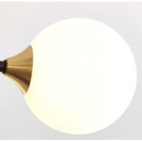 SE21-HA-6 HARUTO BLACK AND GOLD PENDANT OPAL 70x70x60cm E27x6 MAX60W IP20 2 YEARS WARRANTY