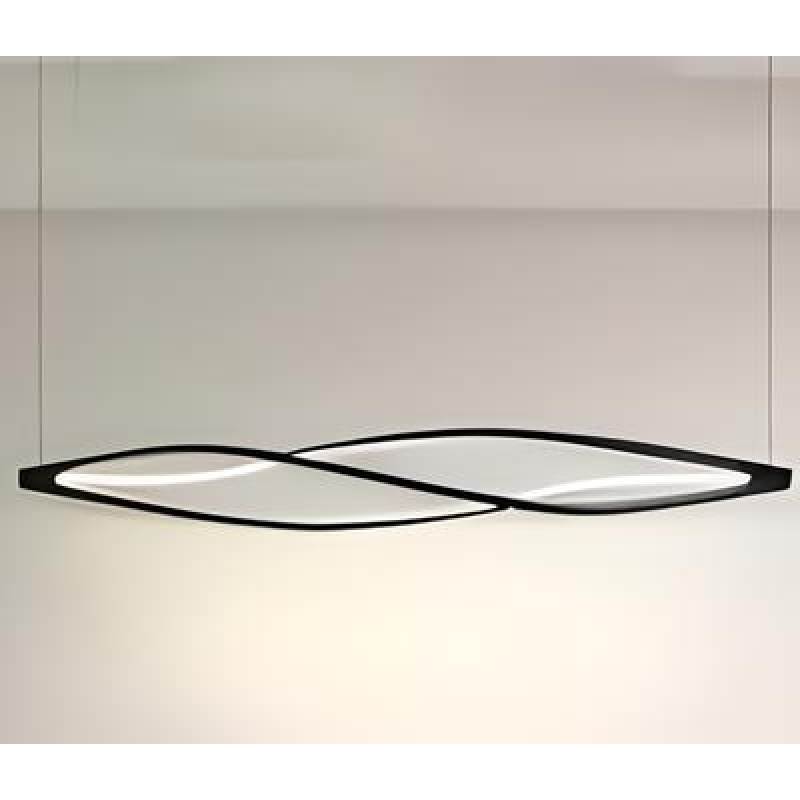 SE LED 100 SIGMA PENDANT BLACK 49W  3CCT 20x100cm IP20 220V 2 YEARS WARRANTY Α1