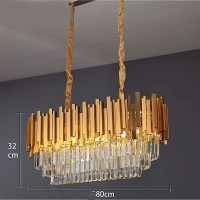 SE21-14-8 IMPERIAL GOLD 80*30*120cm E14*8  2 YEARS WARRANTY