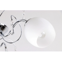 KQ 2221/5 FERROW PENDANT CHROME-OPAL GLASS Ζ3
