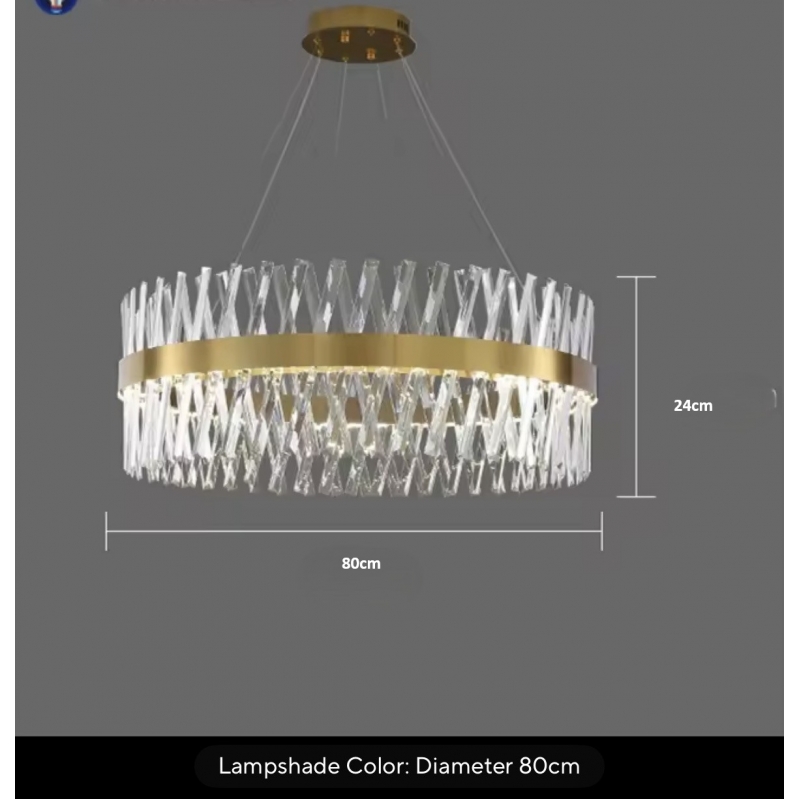SE LED 80 TWILIGHT CYCLE Φ80cm GOLD 3CCT 3000K-6500Κ REMOTE CONTROL 2 YEARS WARRANTY SE LED 80 TWILIGHT CYCLE Φ80cm GOLD 3CCT 3000K-6500Κ REMOTE CONTROL 2 YEARS WARRANTY