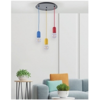 SE 149-RE  IRIS PENDANT LAMP RED 1E2