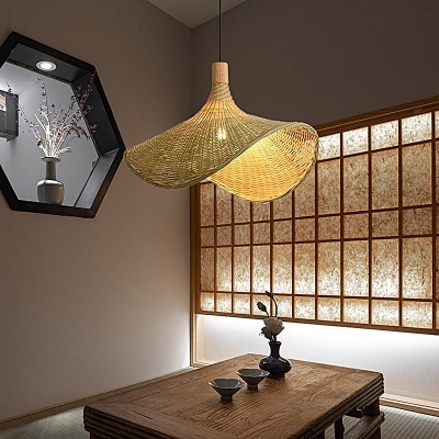 SE21-BA-5023 JUPE  PENDANT BAMBO STEEL  50*23*120cm  E27  2 YEARS WARRANTY