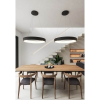 SE LED 32 KAITO BLACK PENDANT 50x50x100cm 32W  3CCT WITH MEMORY IP20 2 YEARS WARRANTY A1
