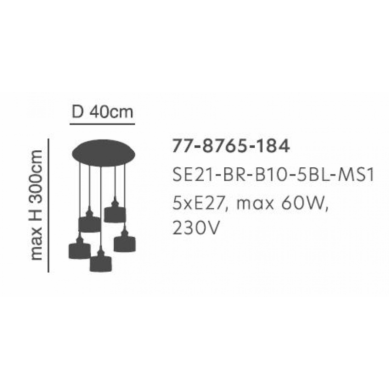 SE21-BR-10-5BL-MS1 MAGNUM BRONZE Black Metal Shade Pendant+ SE21-BR-10-5BL-MS1 MAGNUM BRONZE Black Metal Shade Pendant+