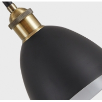 SE21-BR-10-MS2 MAGNUM BRONZE Black Metal Shade Pendant+