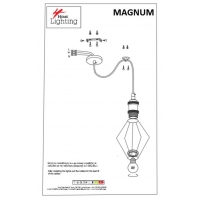 SE21-BR-10-5BL-GR12 MAGNUM FLEX Bronze Metal Pendant Black Metal Grid+ SE21-BR-10-5BL-GR12 MAGNUM FLEX Bronze Metal Pendant Black Metal Grid+