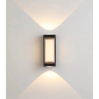 SE LED 180 MODO ROUND OUTDOOR WALL LAMP BLACK 6+6W 3000K SE LED 180 MODO ROUND OUTDOOR WALL LAMP BLACK 6+6W 3000K