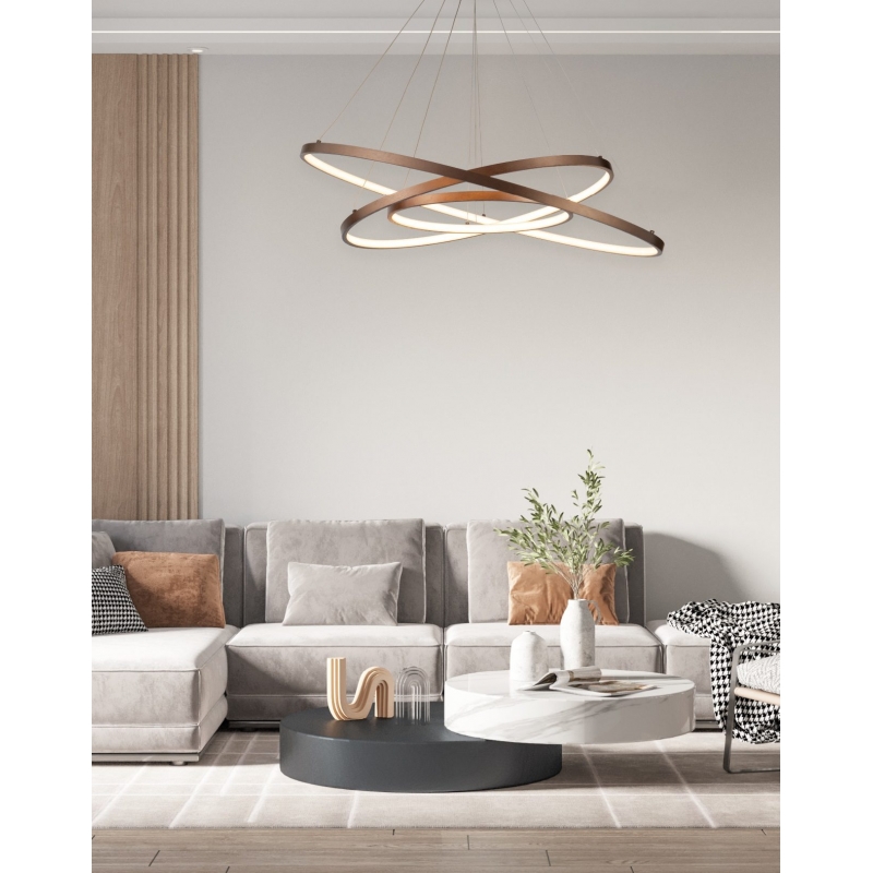 SE LED 80-60-40 MORELLI PENDANT COFFEE BROWN Γ5