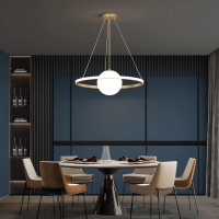 SE LED 50 PAULA PENDANT BLACK 24W  3CCT+E14 40x100cm IP20 220V 2 YEARS WARRANTY A1