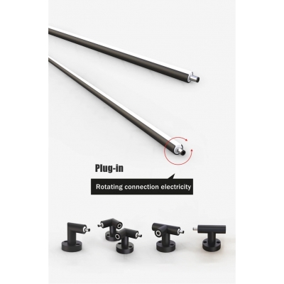 SM-IN-C-T Linear Slim Surface Mounted Input-Με τροφοδοσία Connector Tail DC24V IP44 1Α3