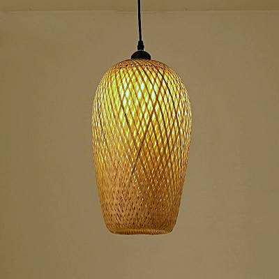 SE21-BA-30 PUMP PENDANT  BAMBOO STEEL 41*23*120cm  E27  2 YEARS WARRANTY