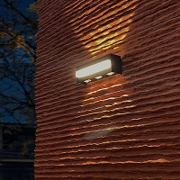 SE LED 105 QUADRA BLACK OUTDOOR WALL LAMP 6+4W 3000K 2 YEARS WARRANTY SE LED 105 QUADRA BLACK OUTDOOR WALL LAMP 6+4W 3000K 2 YEARS WARRANTY