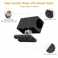 SE-WL-S1-DG CUADRO DOWN WALL LAMP GU10 DARK GREY BODY ALUMINIUM