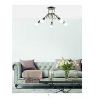 KQ 2627/5 QUIRKY ANTIQUE BRONZE CEILING LAMP Δ3