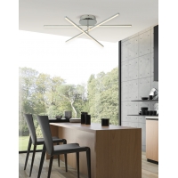 SE LED 100 RECTA CEILING CHROME E2