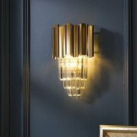 SE21-14-1 IMPERIAL CROWN GOLD WALL LAMP  25*40cm  2 YEARS WARRANTY