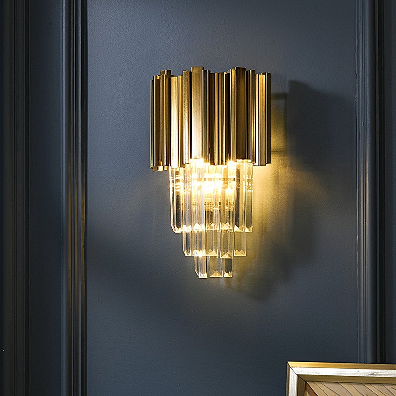 SE21-14-1 IMPERIAL CROWN GOLD WALL LAMP  25*40cm  2 YEARS WARRANTY
