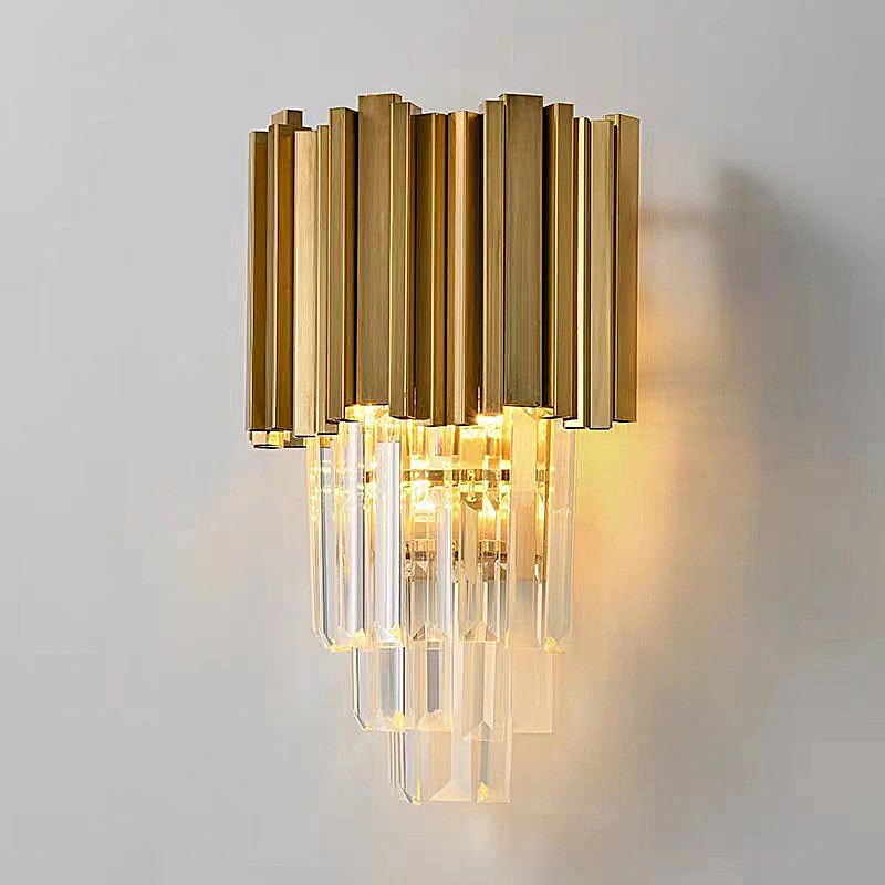 SE21-14-1 IMPERIAL CROWN GOLD WALL LAMP  25*40cm  2 YEARS WARRANTY