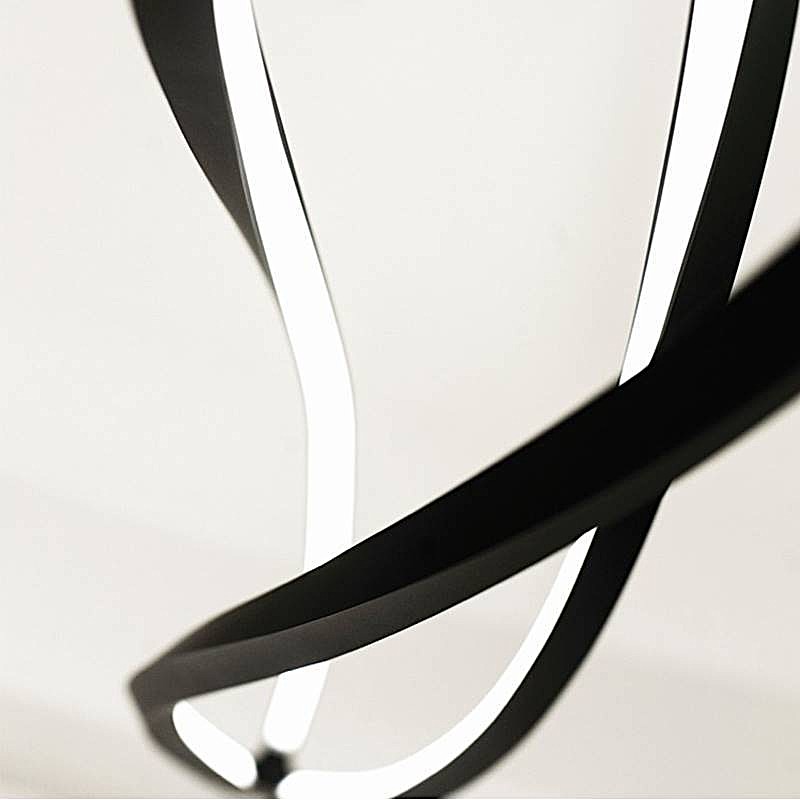 SE LED 100 SIGMA PENDANT BLACK 49W  3CCT 20x100cm IP20 220V 2 YEARS WARRANTY Α1