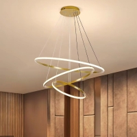 SE LED 80 STELINA PENDANT GOLD 80-60-40cm 84W 3CCT IP20 220V 2 YEARS WARRANTY A1 SE LED 80 STELINA PENDANT GOLD 80-60-40cm 84W 3CCT IP20 220V 2 YEARS WARRANTY A1