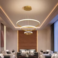 SE LED 80 STELINA PENDANT GOLD 80-60-40cm 84W 3CCT IP20 220V 2 YEARS WARRANTY A1 SE LED 80 STELINA PENDANT GOLD 80-60-40cm 84W 3CCT IP20 220V 2 YEARS WARRANTY A1