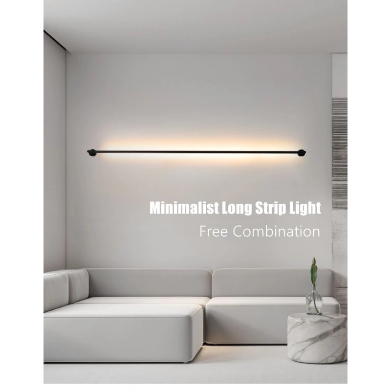 SM-1550-15 Linear Slim Lighting Surface Mounted 1550 floodlight 155cmx1,5cm 15W 1575lm 3000k DC