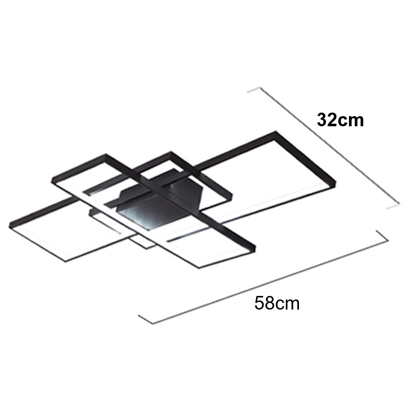 SE LED 4 TESSERA BLACK 58*32*10cm 3CCT WITH CONTROL+MEMORY 40W IP20 2 YEARS WARRANTY Z4 SE LED 4 TESSERA BLACK 58*32*10cm 3CCT WITH CONTROL+MEMORY 40W IP20 2 YEARS WARRANTY Z4
