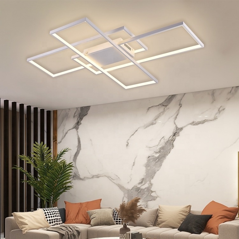 SE LED 4 TESSERA WHITE 86*48*10cm 3CCT WITH CONTROL+MEMORY IP20 54W 2 YEARS WARRANTY Z4
