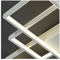 SE LED 4 TESSERA WHITE 86*48*10cm 3CCT WITH CONTROL+MEMORY IP20 54W 2 YEARS WARRANTY Z4