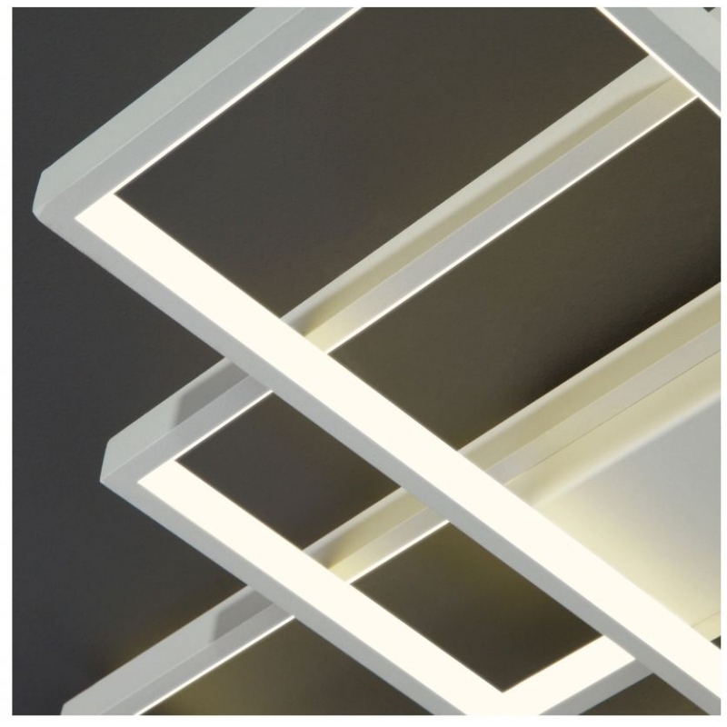 SE LED 4 TESSERA WHITE 86*48*10cm 3CCT WITH CONTROL+MEMORY IP20 54W 2 YEARS WARRANTY Z4
