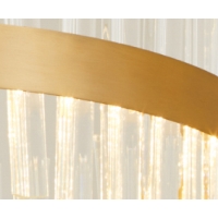 M6612-800R  TORRENT BRUSHED GOLD PENDANT 1B3