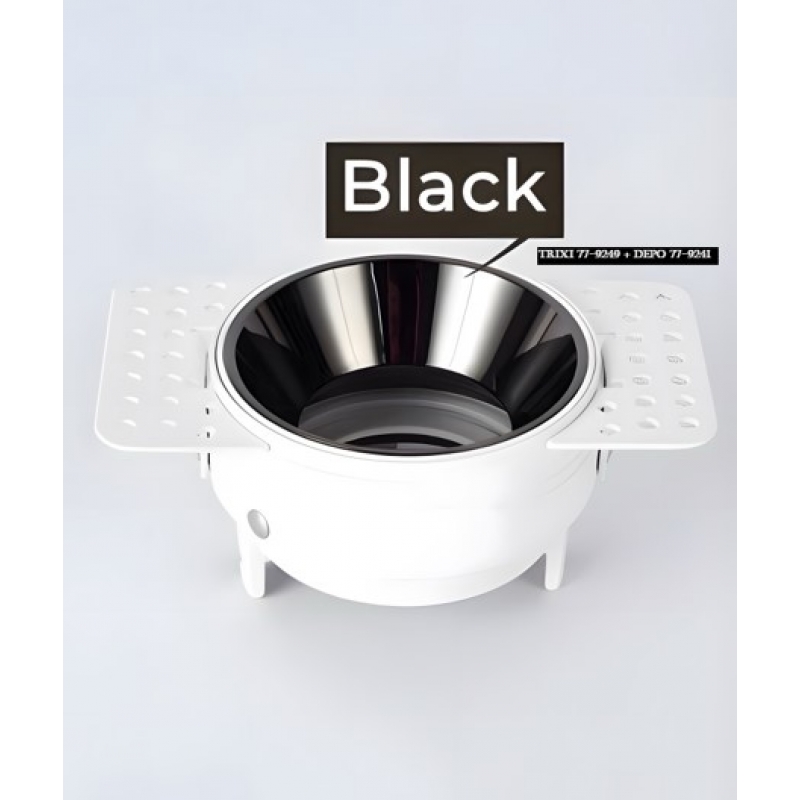 SE-SP-TR-WH TRIXI SPOT COMPONENT TRIMMLESS WHITE GU10/COB FOR HOLE 7,3cm. PAIRING WITH DEPO OR SE-SP-TR-WH TRIXI SPOT COMPONENT TRIMMLESS WHITE GU10/COB FOR HOLE 7,3cm. PAIRING WITH DEPO OR