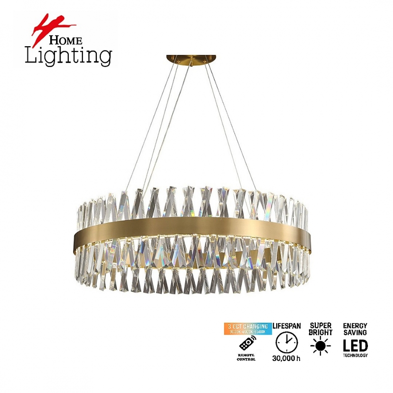 SE LED 80 TWILIGHT CYCLE Φ80cm GOLD 3CCT 3000K-6500Κ REMOTE CONTROL 2 YEARS WARRANTY SE LED 80 TWILIGHT CYCLE Φ80cm GOLD 3CCT 3000K-6500Κ REMOTE CONTROL 2 YEARS WARRANTY