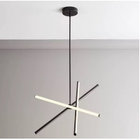 SE LED 50  VAMOS PENDANT BLACK 23W 3CCT 50x50x110cm IP20 220V 2 YEARS WARRANTY A2