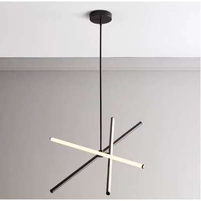 SE LED 50  VAMOS PENDANT BLACK 23W 3CCT 50x50x110cm IP20 220V 2 YEARS WARRANTY A2