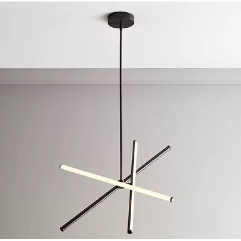 SE LED 50  VAMOS PENDANT BLACK 23W 3CCT 50x50x110cm IP20 220V 2 YEARS WARRANTY A2